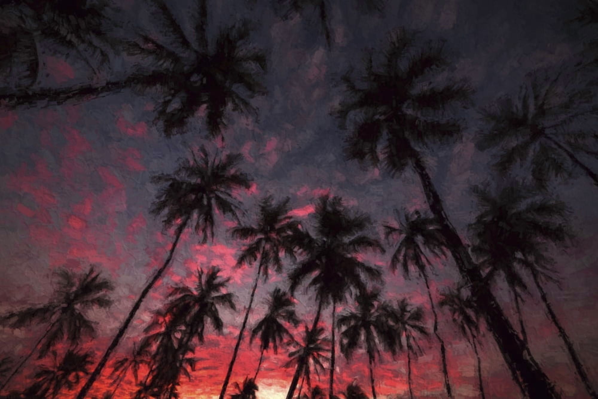 Sunrise at Puuhonua O Hnaunau National Historical Park Place of Refuge Kona Island of Hawaii Hawaii United States of America Canvas Art - Marion Owen Design Pics (38 x 24)
