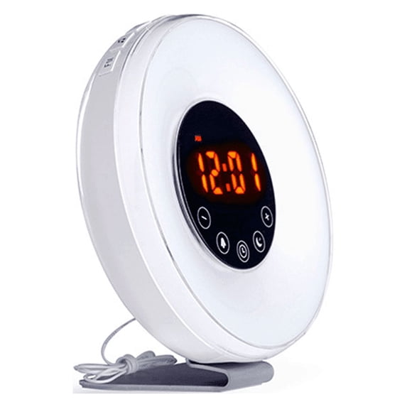Sunrise Radio Kids Alarm Clock, FM Alarm Clock Radio with Colored Sunrise Simulation