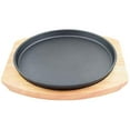 thumbnail image 1 of Sunrise Round Cast Iron Set W/ Rubber Wood Underliner (8.5"), 1 of 2