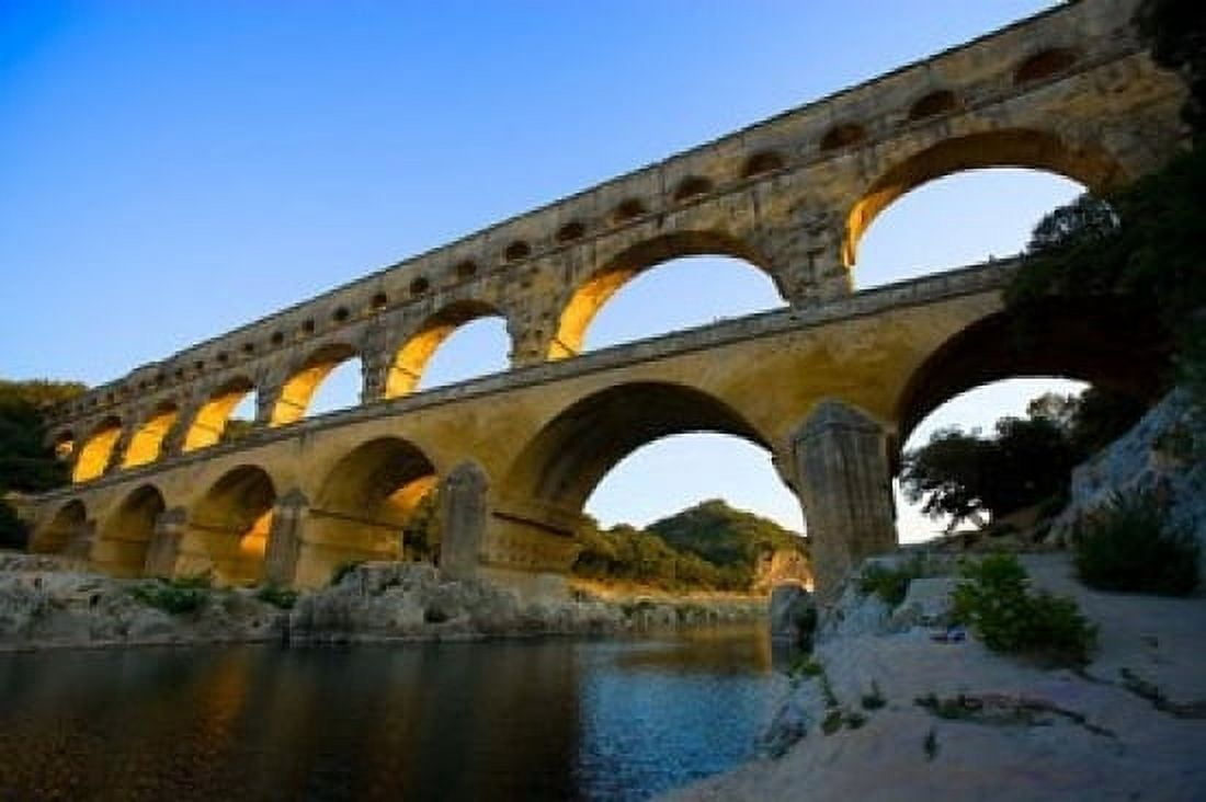 Sunrise Scenic of a Provence Region Town France Canvas Art - Jaynes Gallery DanitaDelimont (36 x 24)