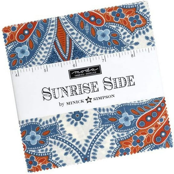 Sunrise Side Charm Pack by Minick & Simpson ; 42 - 5" Precut Fabric Quilt Squares