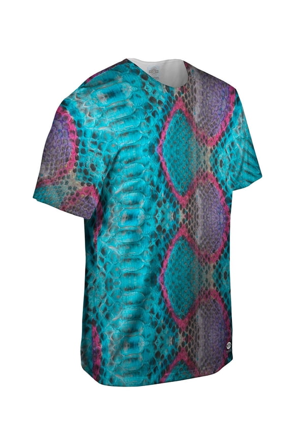 Sunrise Snake Bi Color Skin Pattern Jumbo Mens T-Shirt All Over Print