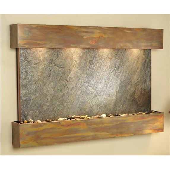 Sunrise Springs - Green Featherstone Wall Fountain