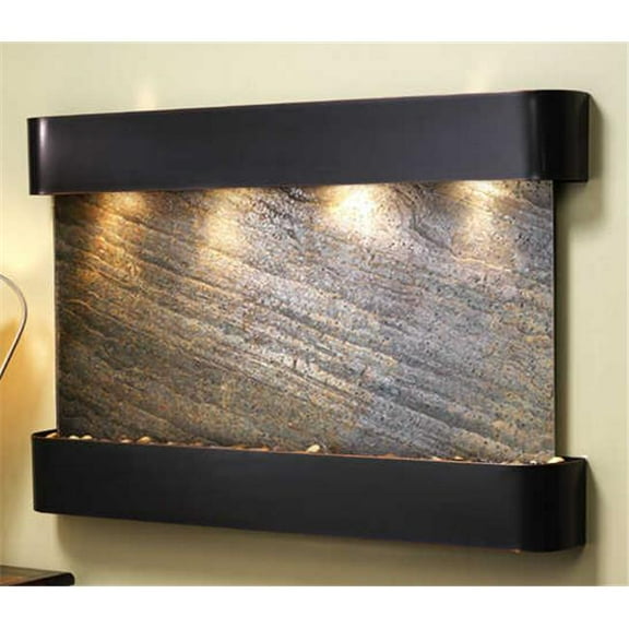 Sunrise Springs - Green Featherstone Wall Fountain