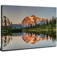 thumbnail image 1 of Sunrise Sunset Mountains Landscape Forest Living Room Wall Art Picture Print Photo Tropical Woodland Painting Artwork Home Bedroom Decor 12x16 Inch, 1 of 6