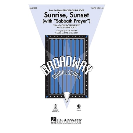 Sunrise, Sunset (with Sabbath Prayer) ShowTrax CD