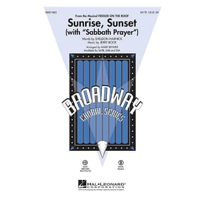 Sunrise, Sunset (with Sabbath Prayer) ShowTrax CD