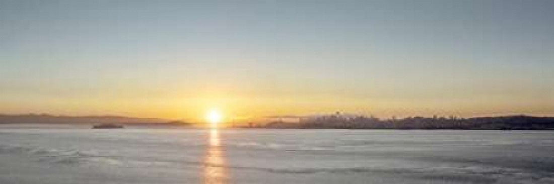 Sunrise Vista on the Bay Canvas Art - Alan Blaustein (12 x 36)