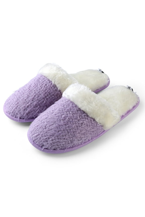 Sunrise Weave Women Warm Comfy Indoor Close Toe Home Slippers