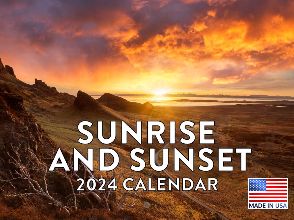 Sunrise and Sunset 2024 Wall Calendar