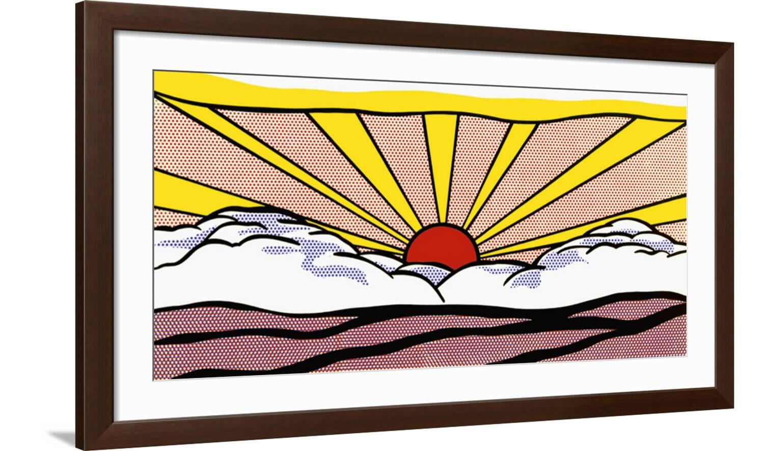 絵画 sunrise Sunrise-c-1965-Framed-Art-