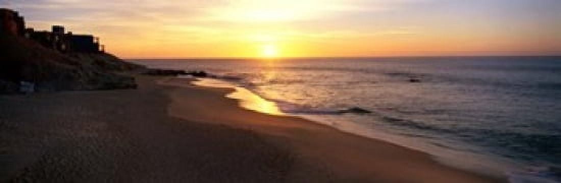 Sunrise over Los Cabos Mexico Canvas Art - Panoramic Images (37 x 12)