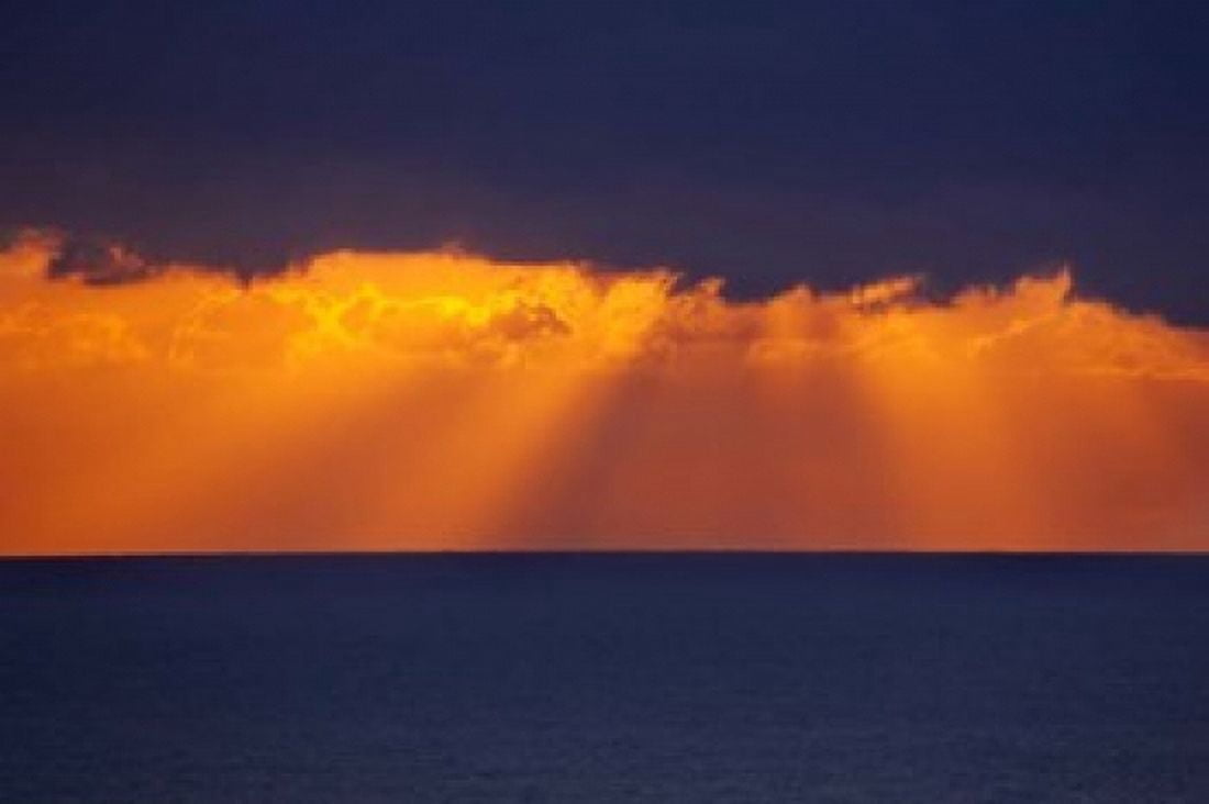 Sunrise over Tasman Sea Australia Canvas Art - David Wall DanitaDelimont (26 x 17)