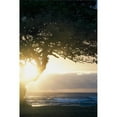 thumbnail image 1 of Sunrise seen from Lydgate Beach Park; Lydgate  Kauai  Hawaii  United States of America Poster Print, 1 of 2