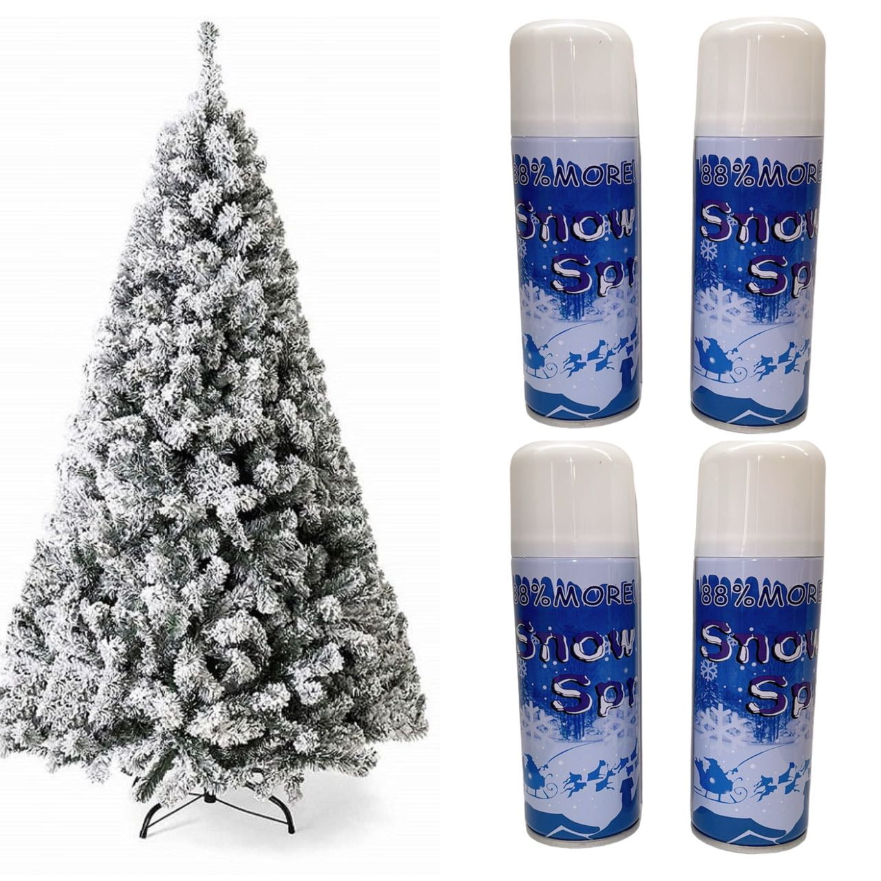 SunriseHzcc Winter Textured Snow Spray 4pk 8oz Aerosol Bottles