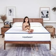 thumbnail image 1 of Sunrising Bedding 12 inch Natural Latex & Gel Infused Memory Foam Full Mattress, Medium Firm, Non-Toxic & No Fiberglass, Assembled in USA, Certipur-US,120 Night Trial, 20 Year Warranty, 1 of 6