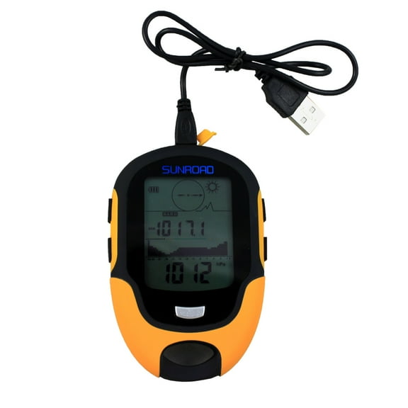 Sunroad FR500 Multifunction Digital Altimeter Waterproof LCD Screen Display Outdoor Use Barometer Thermometer Hygrometer Device