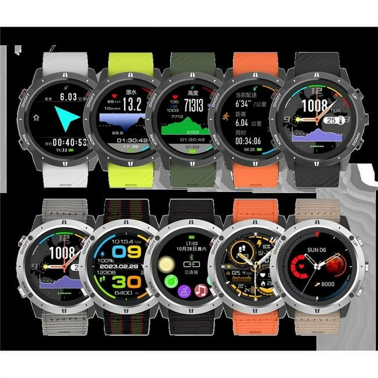 Sunroad G5 pro black camouflage GPS Pro Sports Watch Black