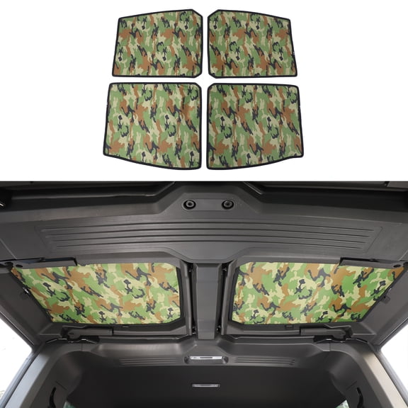 Sunroof Glass Sunshade for Hummer EV 2024, Sun Shade Foldable Reflective Sun Visor Custom Sunscreen UV Blocker Privacy Protector HeatShield