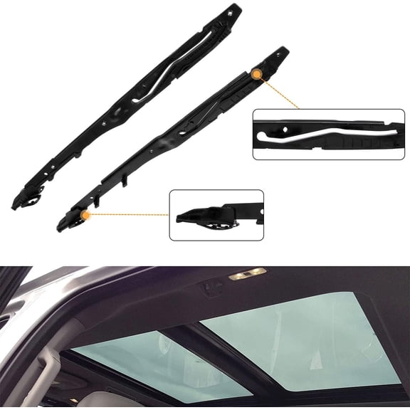 Sunroof Guide Track Rails Assembly fit Ford F150/F250/F350/F450 (2015~2020)