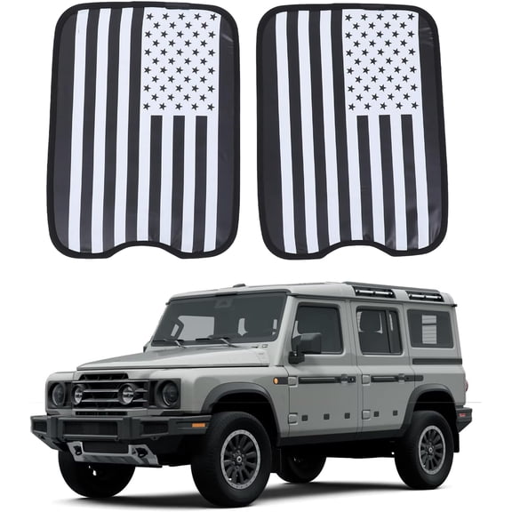 Sunroof Sunshade for Ineos Grenadier 2020-2025 Accessories Car Roof Cover Foldable Roof Sun Shade UV Reflector Glare HeatShield Sun Visor Blocker Moonroof Shield Cover Privacy Protector (White)