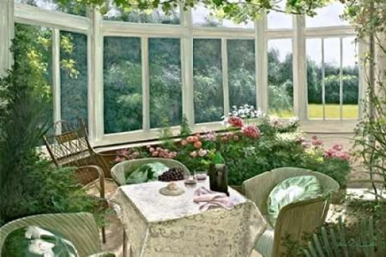Sunroom Canvas Art - Diane Romanello (20 x 28)