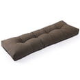 thumbnail image 1 of Sunrox Bench Cushion Memory Foam Pads, Fade/Water Resistant Non Slip Thick Durable Olefin Fiber, Premium Tufted Window Seat Cushions, 54x16x4 inch, Heather Chestnut, 1 of 7