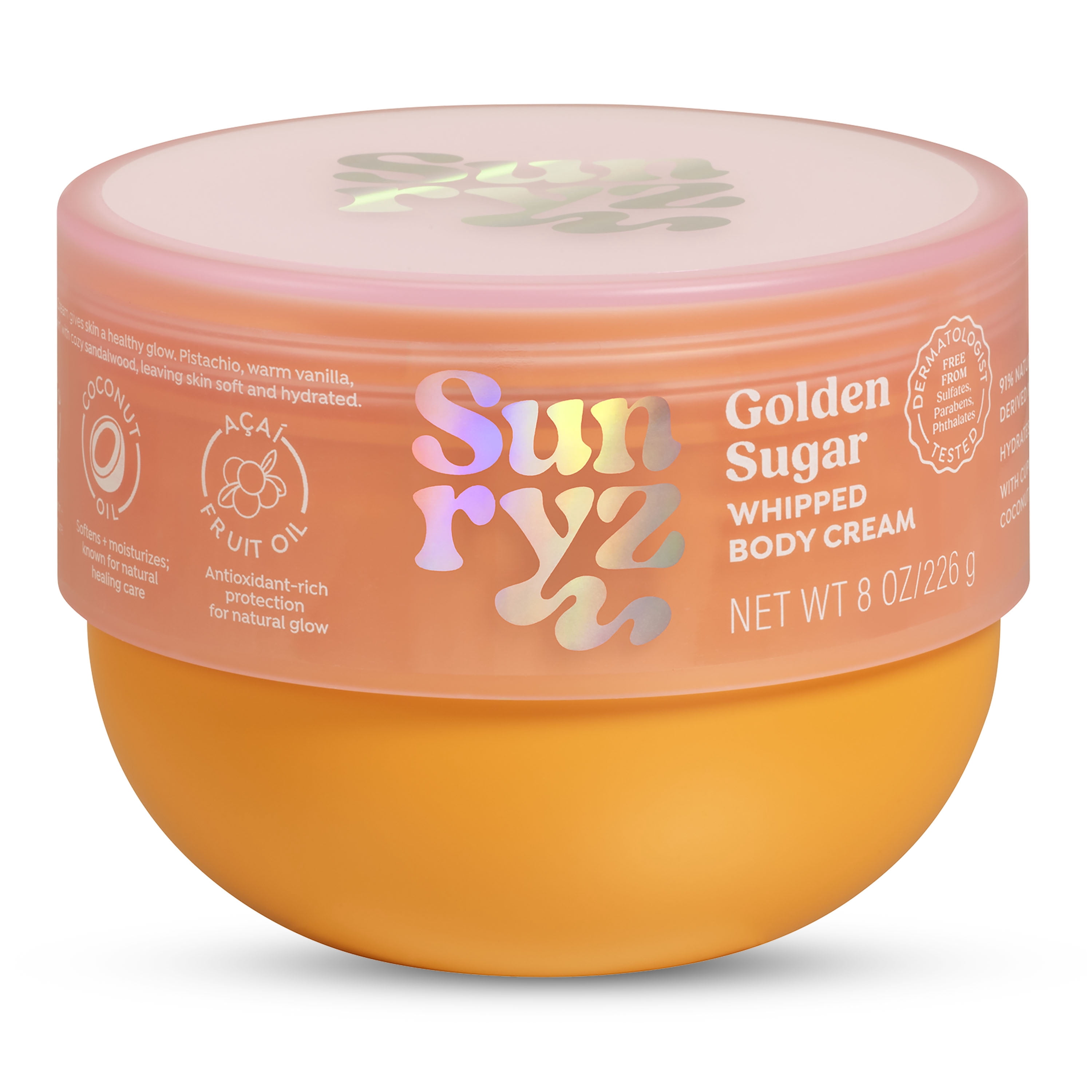 Sunryz Golden Sugar Whipped Body Cream with Cupuaçu Butter