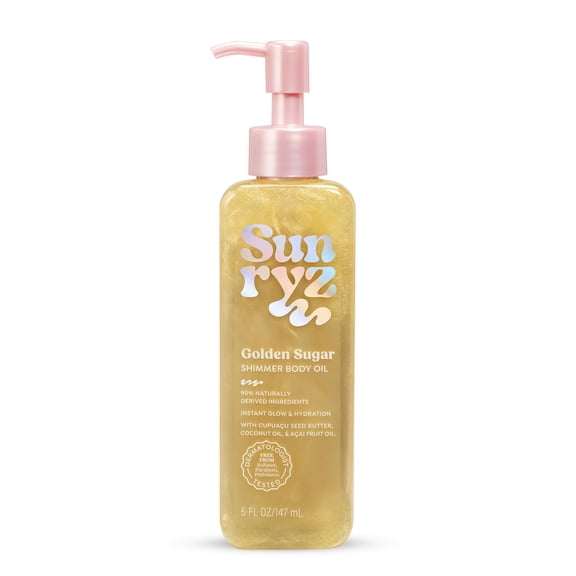 Sunryz Golden Sugar Shimmer Body Oil, 5 fl oz