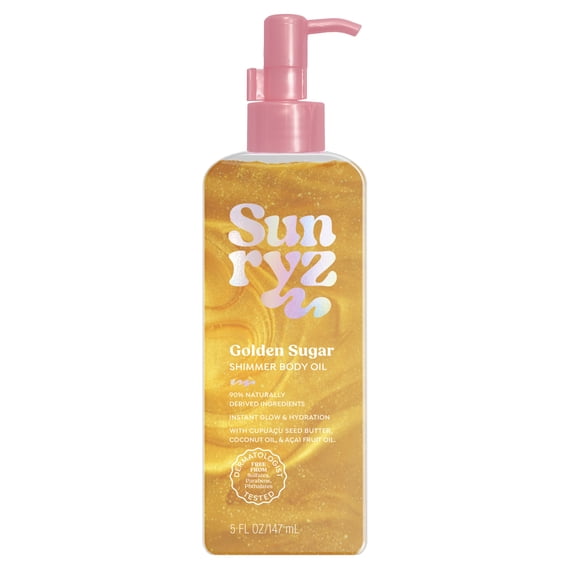 Sunryz Golden Sugar Shimmer Body Oil, 5 fl oz