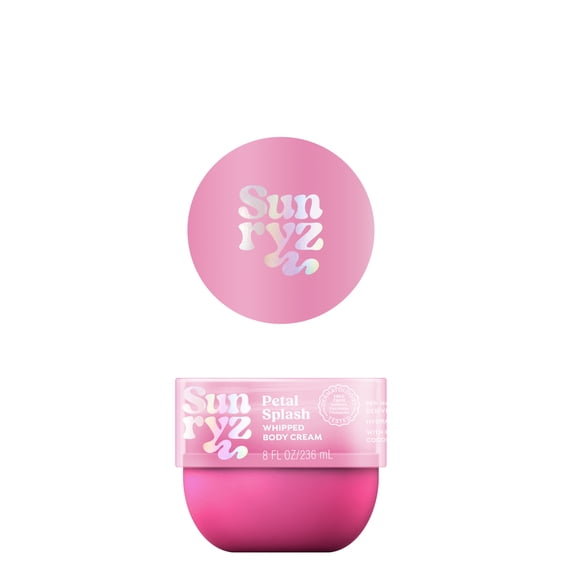 Sunryz Petal Splash Whipped Body Cream, 8 oz.
