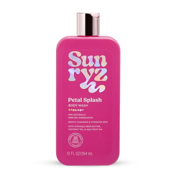 Sunryz Petal Splash Body Wash, 12 fl oz