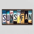 thumbnail image 1 of Suns Fan License Plate Tag Strips Novelty Wood Signs WS-384 8" x ".." Strip Sign (WS), 1 of 1