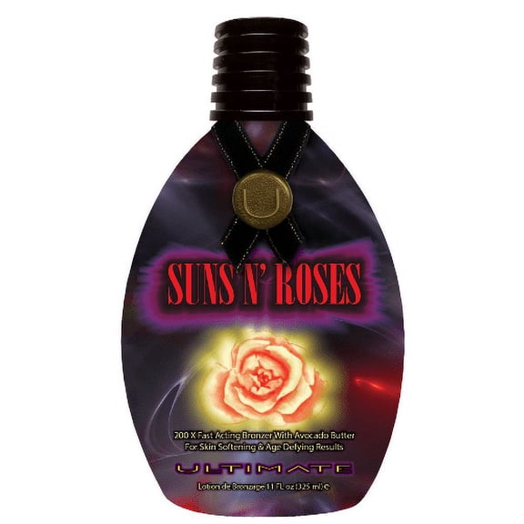 Suns N Roses Dark Bronzer Tanning Lotion by Ultimate 11 oz.