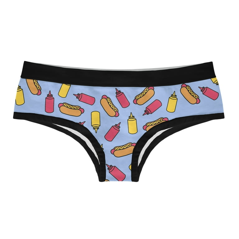 Suns Out Buns Out Womens Panties Funny Butt Joke Graphic Bikini Brief  Underwear 