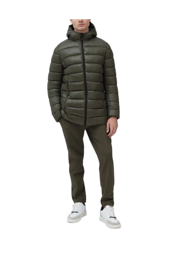 Reversible Stretch Nylon Parka Featuring Quilted (Men's)