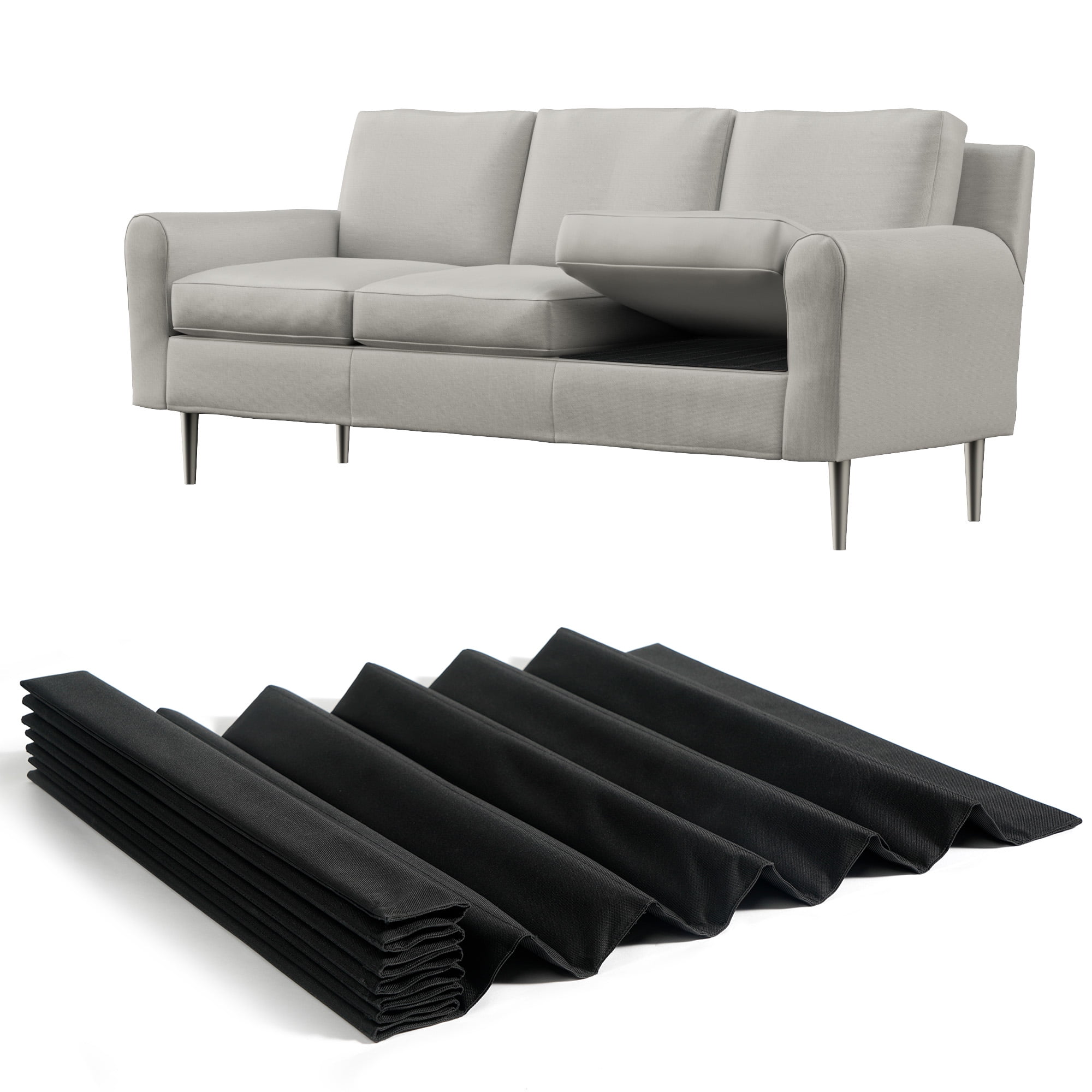 SunsGrove Metal Cushion Support for Sagging Couch 22" x 66" Strong