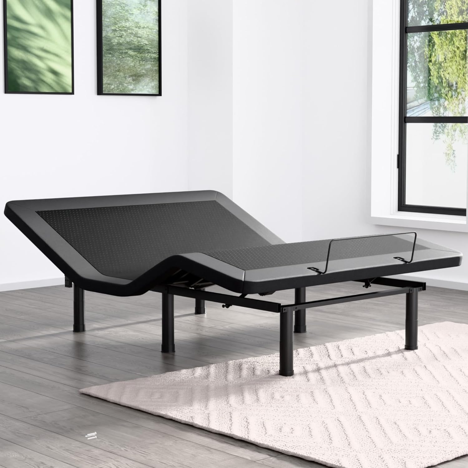 SunsGrove Twin XL Adjustable Bed Frame with Wireless Remote, Electric