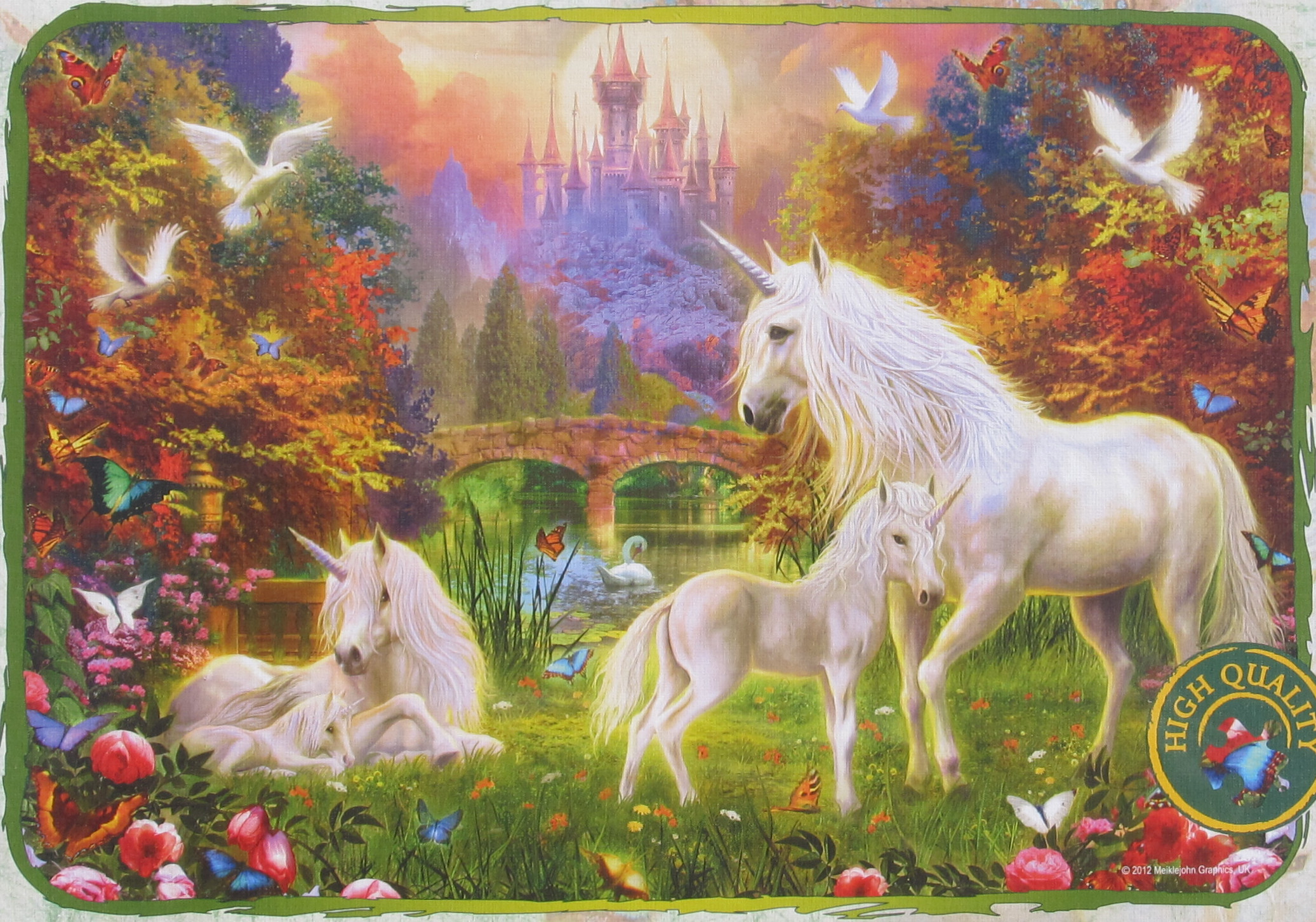 Sunsout Puzzle 1000 Teile - Castle Unicorns Von Jan Patrik Krasny | 50,8x68,6 Cm, Umweltfreundlich