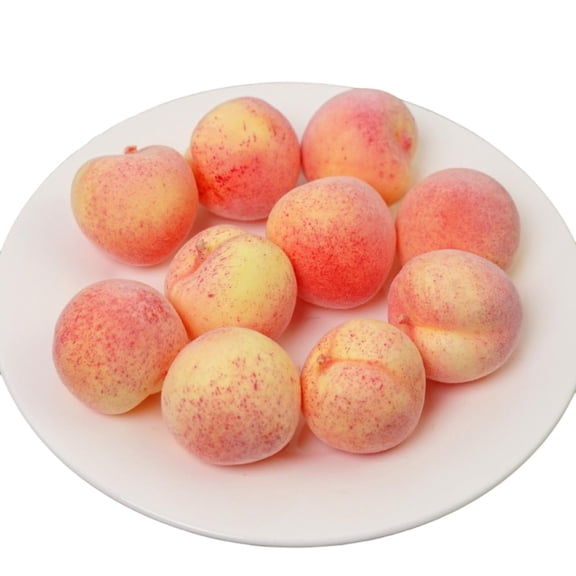 Sunsanly 10Pcs/Bag Fake Fruit Artificial Realistic Lifelike Decorative Foam Fruits & Vegetables for Hand Made Home, Kitchen Decor ( Apples, strawberries, Bananas, pomegranates, peaches, Cherries)