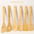 thumbnail image 1 of Sunsanly Non-stick Spatula Bamboo Cooking Spatula Non-stick Long Handle Kitchen Utensil with Hanging Hole for Eco-friendly Sustainable Cooking Durable for Home, 1 of 9
