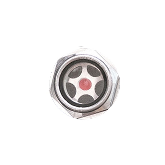 Sunsanly Oil Liquid Level Gauge Sights Glass G1/2 Male Threaded Aluminum Alloy Air Compressor Fittings with O-ring