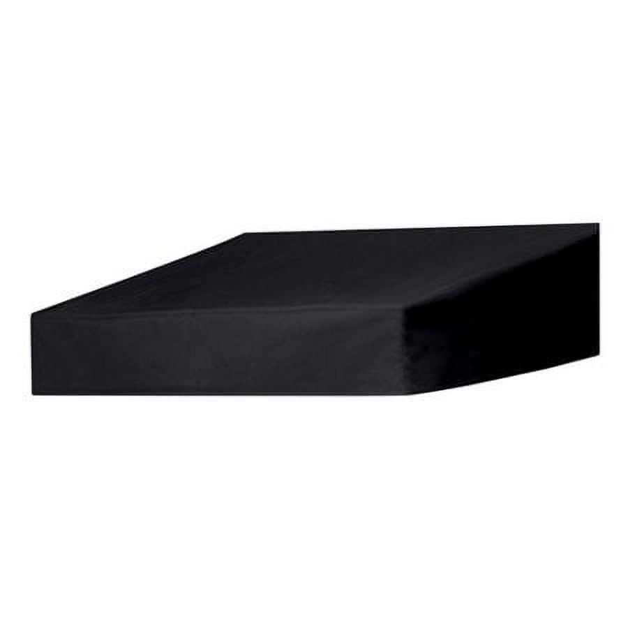 Ebony 4 ft. Aluminum and Acrylic Door Canopy