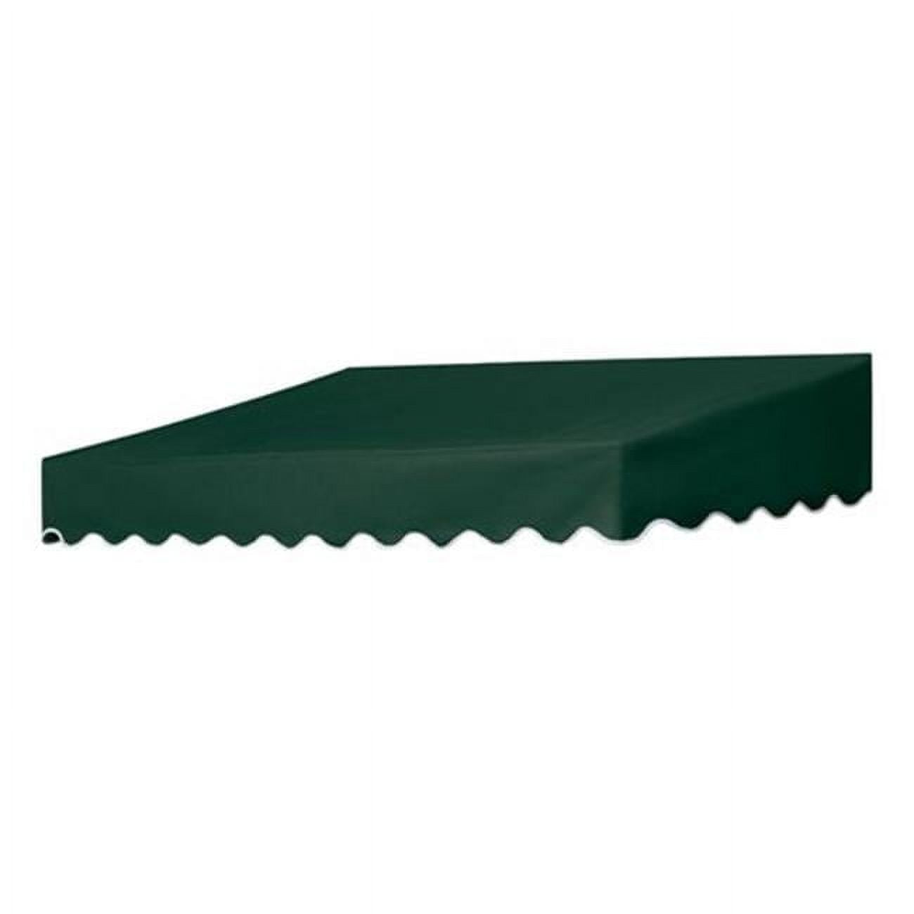 Forest Green 6 ft. Traditional Door and Window Awning
