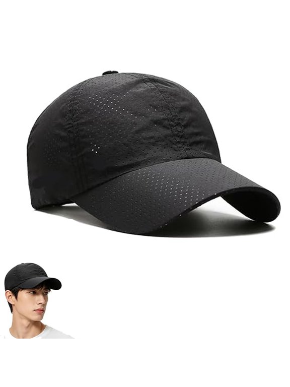 Sunscreen Breathable Baseball Cap, Mesh Airflow Running Hat | Quick Dry Performance Caps with Mesh Cooling Vents. Summer Outdoor UV Runner Hat for Daily Jogging, Workout & Travel