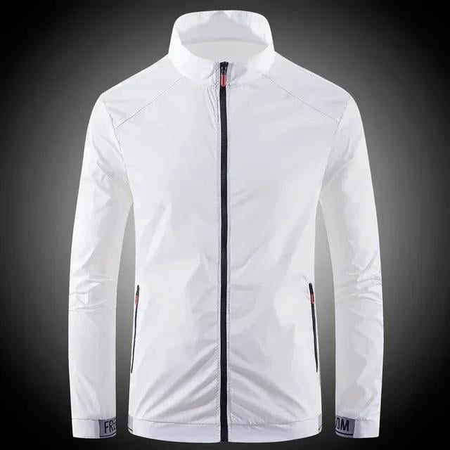 Sunscreen Coats Men's Breathable Sports Waterproof Jacket Summer UV ...