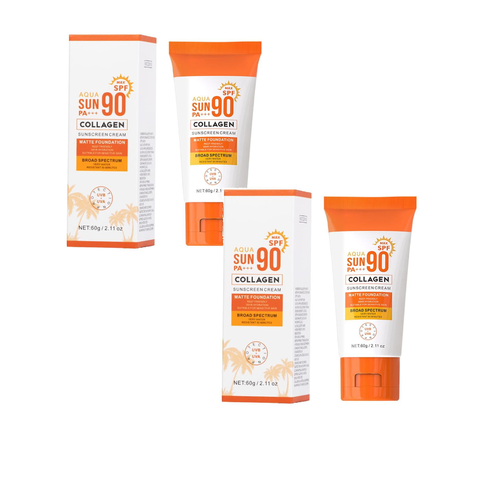 Sunscreen for Face, 90+ Summer Facial Isolation Refreshing Non Greasy