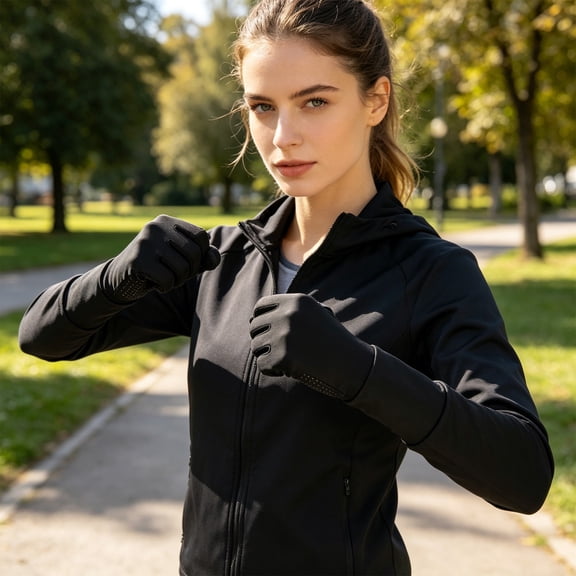 Sunscreen Gloves UV Protection Cooling Gloves Breathable Touch Screen Anti Slip Lightweight Fit, Comfortable Stretch Quick Dry Design, for driving cycling hiking outdoor summer use
