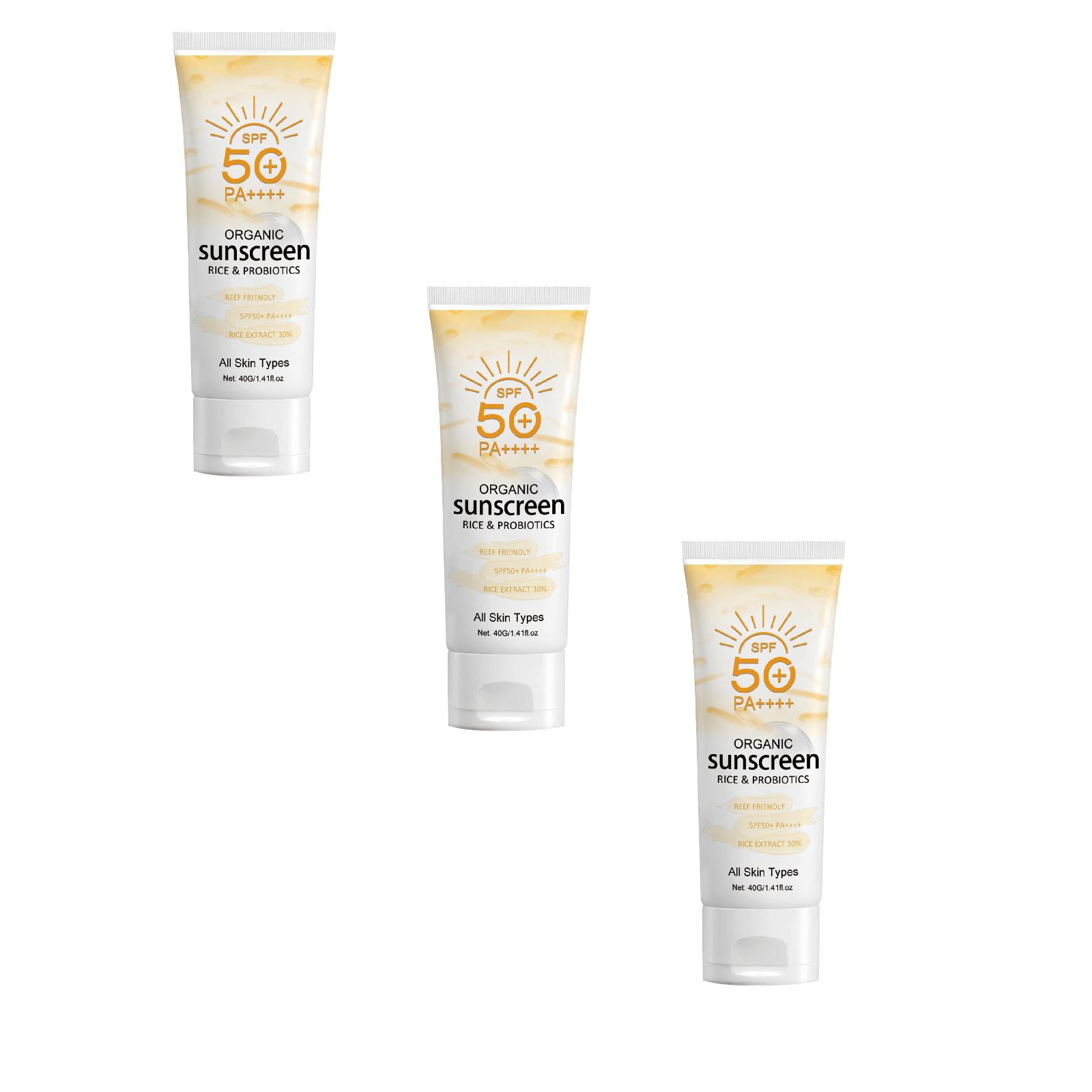 Sunscreen Isolation Sunscreen Milk Sweat Moist Refreshing Not Greasy Natural Ingredients