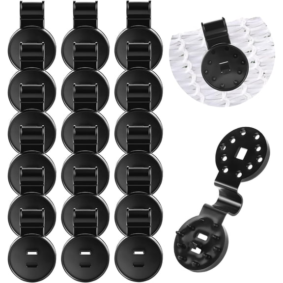 Sunscreen Net Clips Heavy Duty Plastic Shade Cloth Clips 100Pack with Tarp Grommet Fasteners for Garden Patio Awning Mesh Fabric Clamp